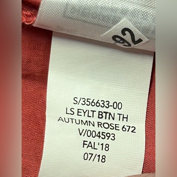 Gap Pintuck Mockneck Lace-Trim Blouse Long Sleeve size XXL NWT - Picture 6 of 11